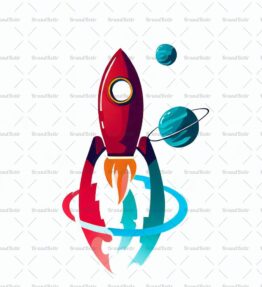 Rakete und Planeten